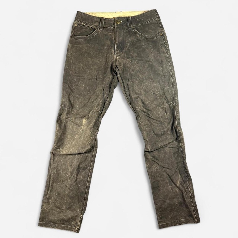 Kuhl Black Vintage Patina Reinforced Knees Rydr Hiking Outdoors Pants Size 30x32